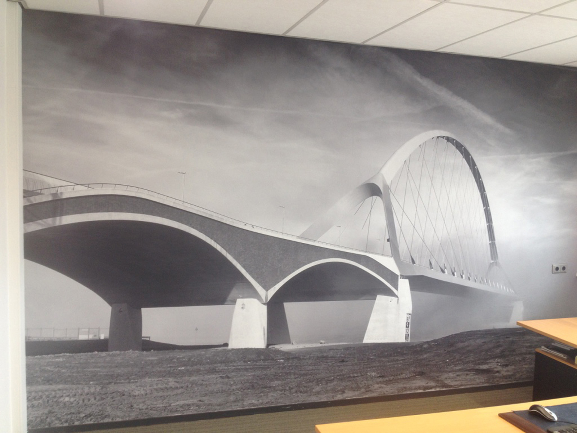 fotobehang uni nijmegen- de oversteek tijs reclame productie